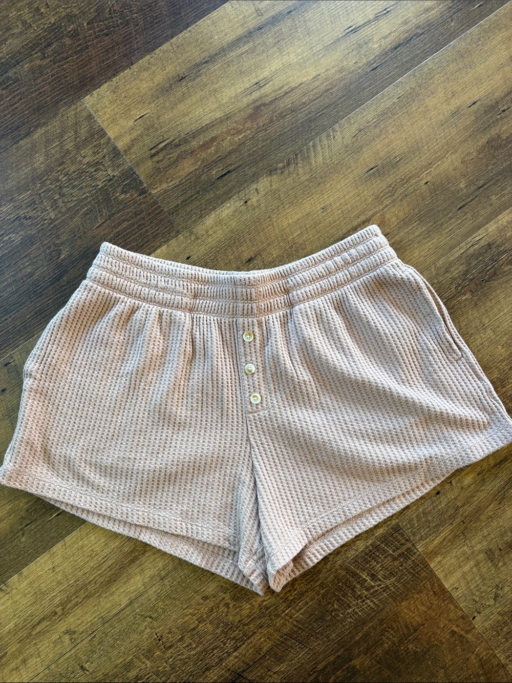 Old Navy Waffle-Knit Button-Front Shorts